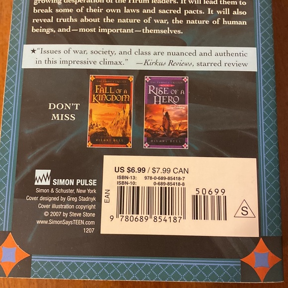 The Farsala Trilogy Book 3 Forging the Sword by Hilari Bell gently worn! - Picture 5 of 5